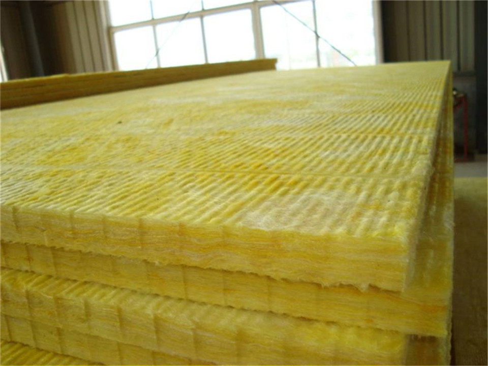 What material is glass wool board